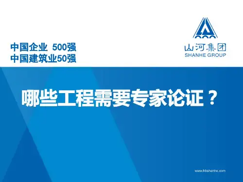 哪些工程需要专家论证