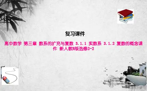 高中数学 第三章 数系的扩充与复数 3.1.1 实数系 3.1.2 复数的概念课件 新人教B版选修