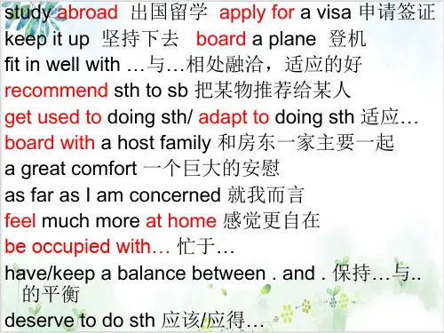 人教版高中英语选修七 Unit5Using language PPT课堂课件(35页)