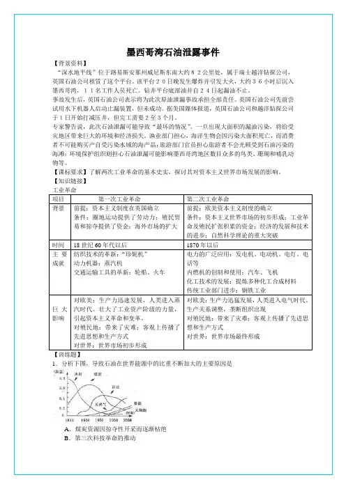 热点关注与分析：墨西哥湾石油泄露事件
