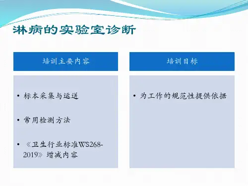 淋病的实验室诊断课件