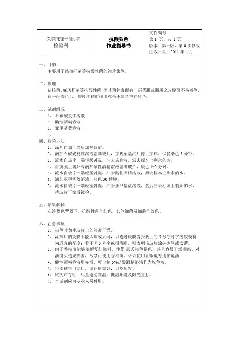 抗酸染色