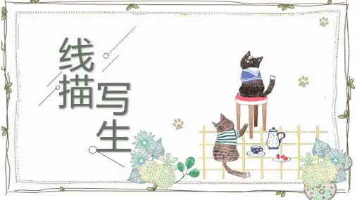 线描写生8至10岁少儿PPT课件