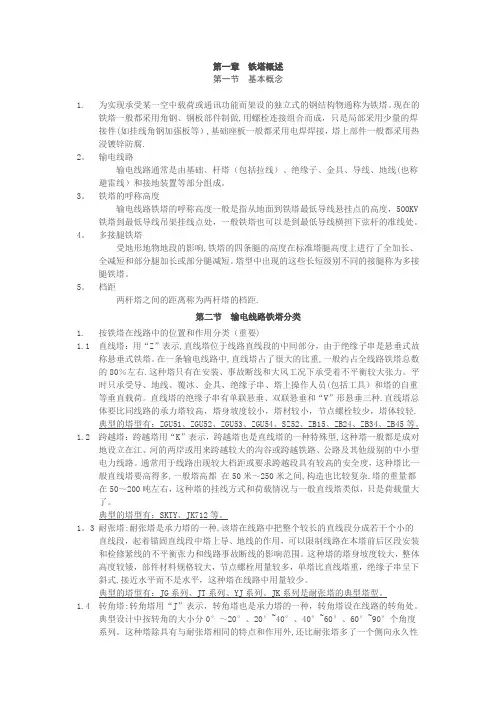 铁塔基础知识98611