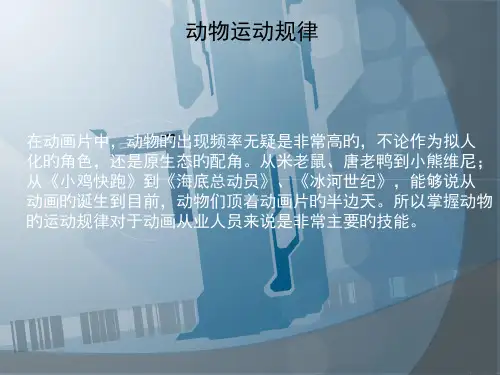 动物运动规律