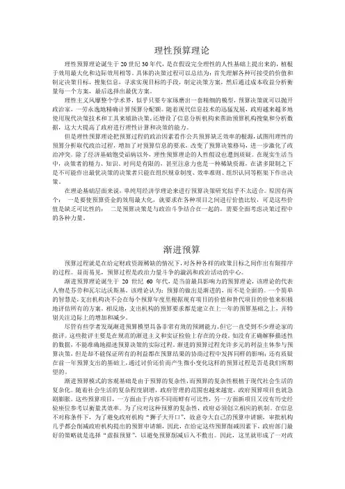 公共预算理论