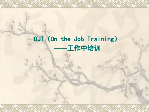 OJT培训材料