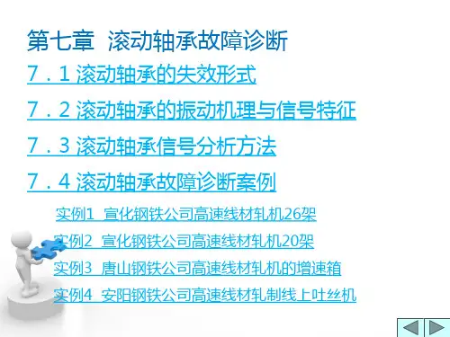 机械故障诊断技术7_滚动轴承故障诊断
