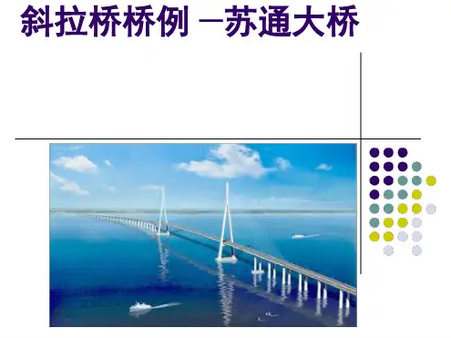 斜拉桥桥例——苏通大桥