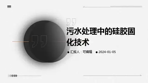 污水处理中的硅胶固化技术