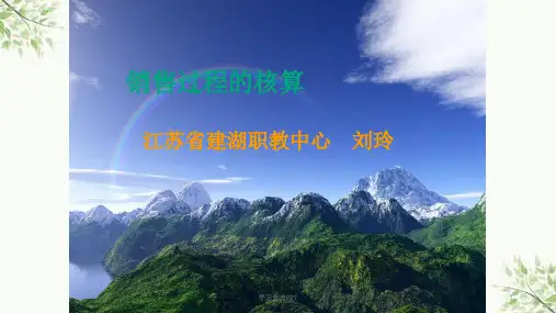 销售过程的核算ppt课件