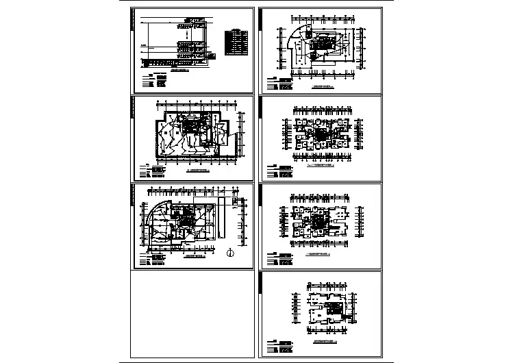 某地区一类高层商住楼消防报警电气cad设计施工图