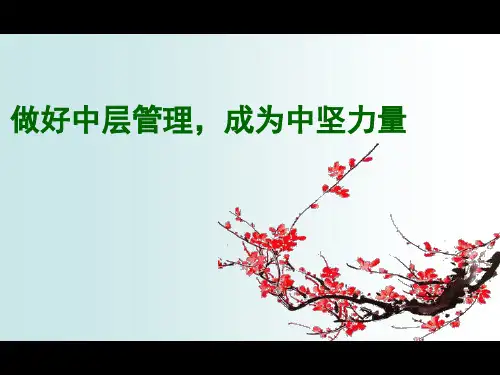 做好中层管理_成为中坚力量PPT资料43页
