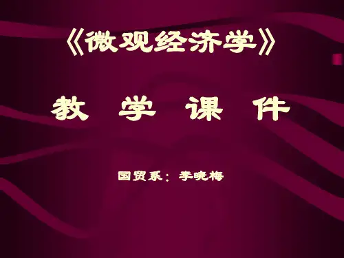 消费者行为理论和生产者行为理论的比较