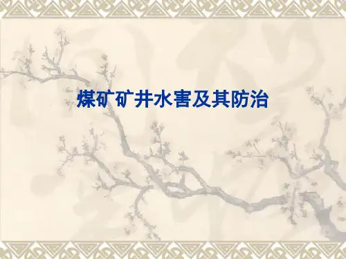 矿井水害及其防治(精品课件)