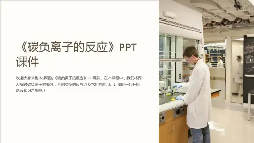 《碳负离子的反应》课件