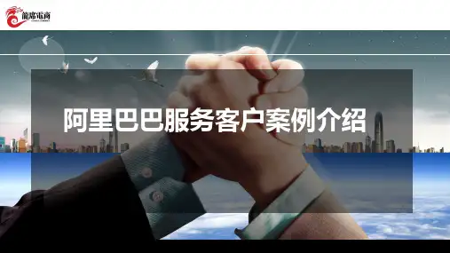 阿里巴巴成功客户案例分析