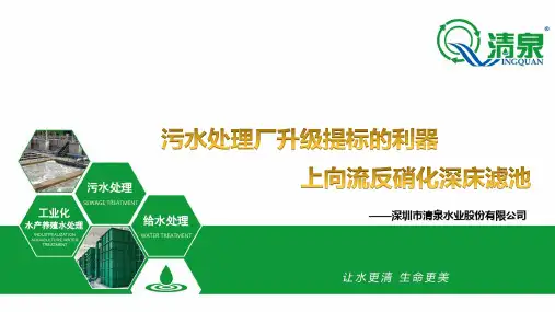 污水处理厂升级提标的利器上向流反硝化深床滤池