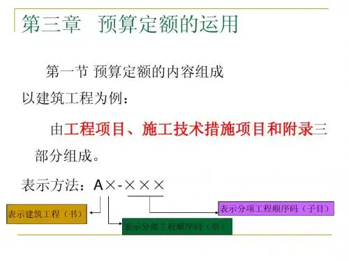 建筑工程消耗量定额及统一计价表