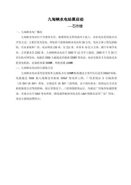黑启动--石作雄