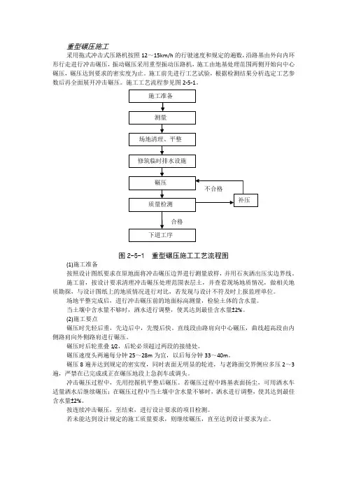 重型碾压施工