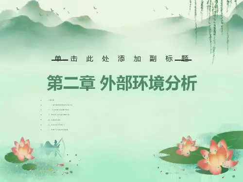 《外部环境分析》课件