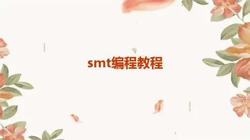 smt编程教程(2024)
