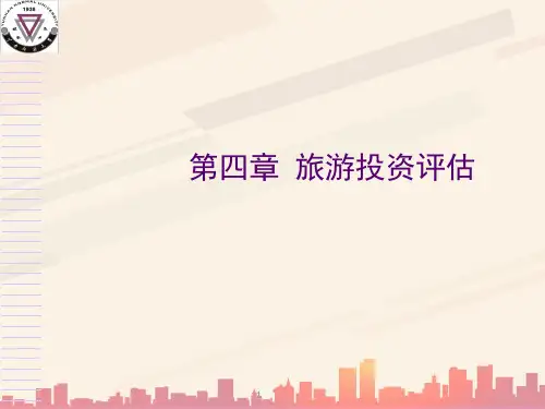 旅游投资简要概述(ppt 29页)