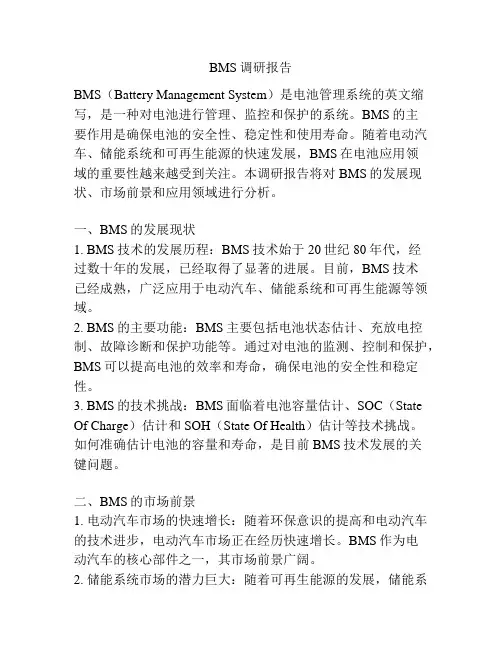 BMS调研报告