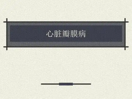 心脏瓣膜病