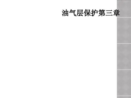 油气层保护第三章