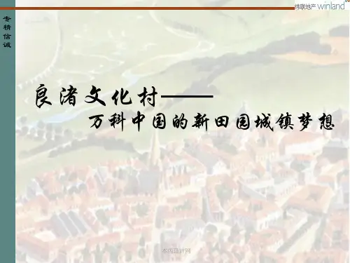 良渚文化村―万科中国的新田园城镇梦想PPT课件