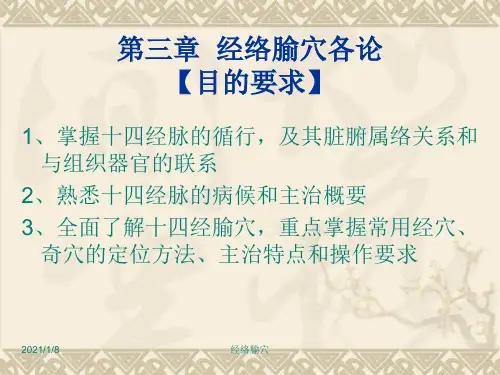 经络腧穴各论手六经穴123精品PPT课件
