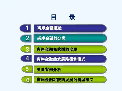 离岸金融专题课件