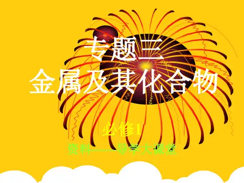 高中化学高考化学第二轮专题复习 金属及其化合物ppt实用资料
