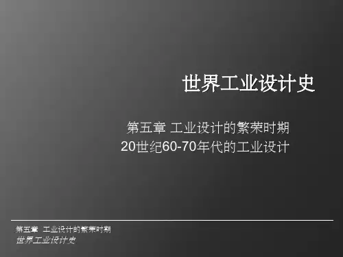 世界工业设计史第五章