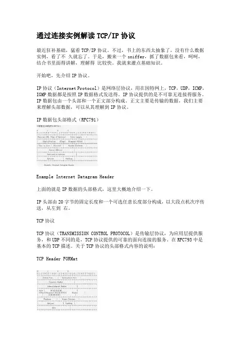 TCPIP协议格式