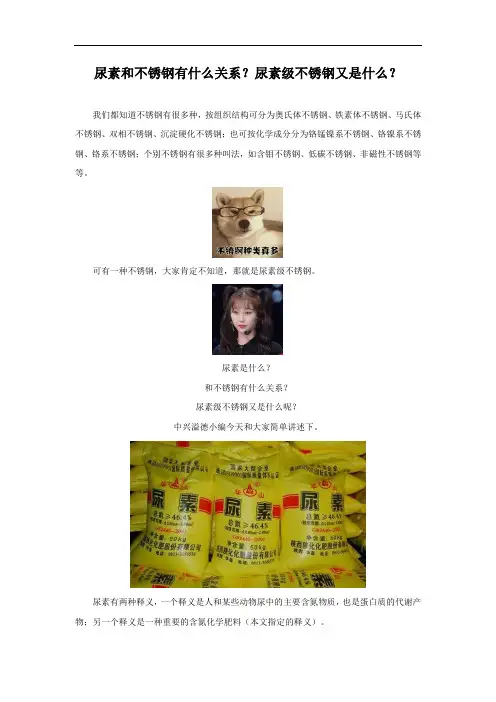 尿素和不锈钢有什么关系？尿素级不锈钢又是什么？