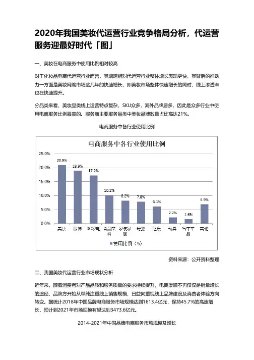 2020年我国美妆代运营行业竞争格局分析,代运营服务迎最好时代「图」