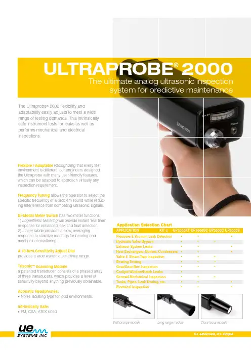 ULTRAPROBE 2000 灵活 易适应的超声波检测仪说明书