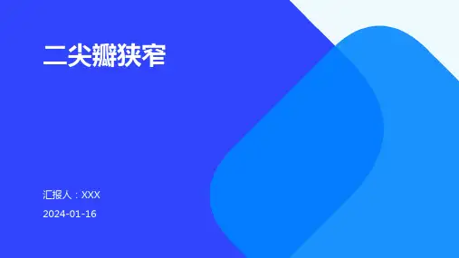 二尖瓣狭窄疾病PPT演示课件