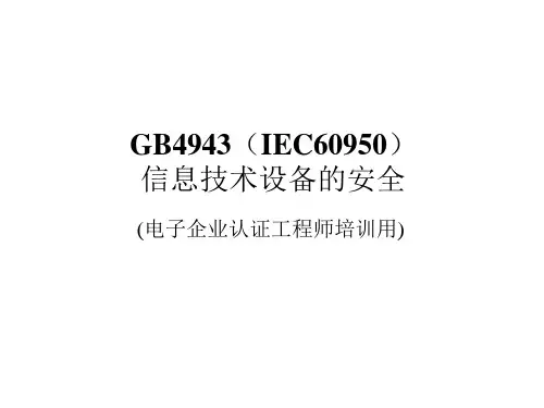 GB4943培训教材