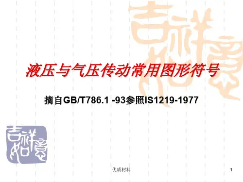液压与气压传动常用图形符号(格式整齐)