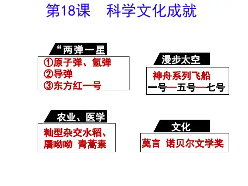 人教版八年级历史下册第6单元   科技文化与社会生活(共13张PPT)(1)
