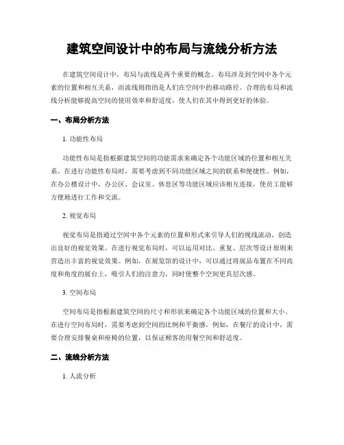 建筑空间设计中的布局与流线分析方法