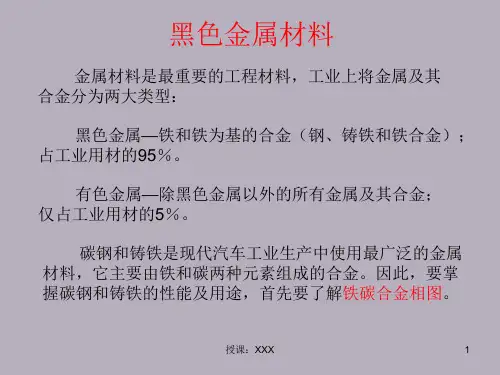 黑色金属材料PPT课件