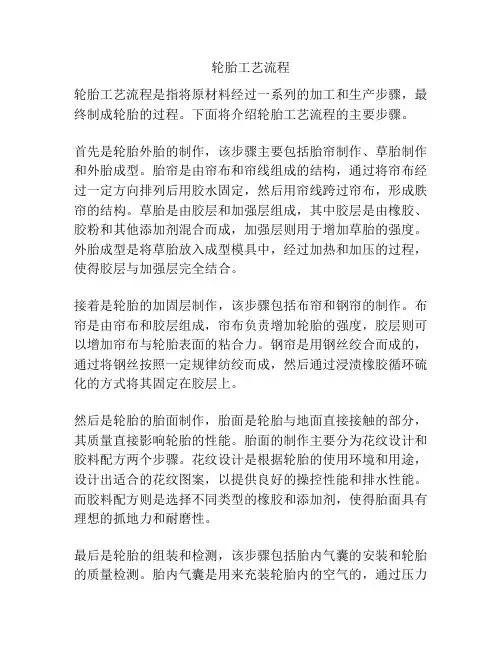 轮胎工艺流程