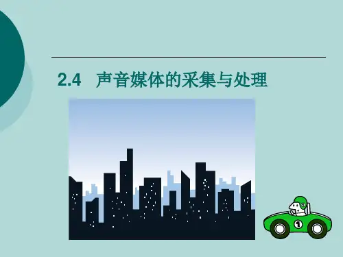 声音媒体的采集与处理培训课件