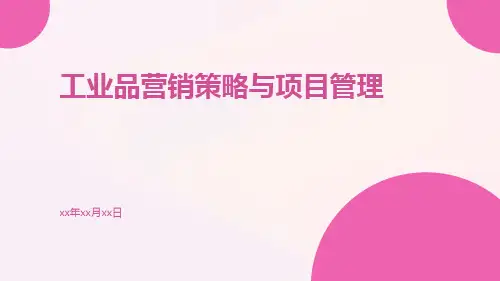 F工业品营销策略与项目管理