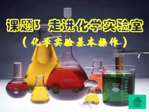 化学人教版九年级上册1.3走进化学实验室.3走进化学实验室